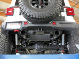 AFE aFe Rebel Series 409 Stainless Steel Cat-Back Exhaust 18-21 Jeep Wrangler JL 2.0L (t) - Black Tip 49-48096-B