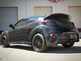AFE aFe Takeda 13-17 Hyundai Veloster L4-1.6L 2-1/2in 304 SS Axle-Back Exhaust w/ Blue Flame Tips 49-37019-L