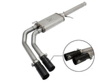 AFE aFe Rebel Series CB 3in Middle Side Exit SS Exht w/ Black Tips 09-16 Chevy Silverado/GMC Sierra 1500 49-44062-B