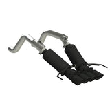 MBRP 14-19 Chevy Corvette V8 6.2L 3in Black Dual Cat Back w/ 4in Quad Dual Wall Tips | S7030BLK