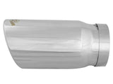AFE aFe Universal Bolt On Exhaust Tip Polished 5in Inlet x 6in Outlet x 12in Long 49T50604-P12