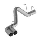 MBRP 11-15 Chevy/GMC 2500/3500 4in Filter Back Dual Outlet Single Side Alum Exhaust System | S6033AL