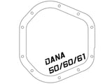 AFE afe Front Differential Cover (Raw; Street Series); Ford Diesel Trucks 94.5-14 V8-7.3/6.0/6.4/6.7L 46-70080
