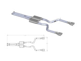 AFE aFe MACHForce XP Exhausts Cat-Back SS-409 EXH CB Dodge Challenger 09 V8-5.7L 49-42017