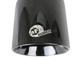 AFE aFe MACH Force-Xp 409 SS Clamp-On Exhaust Tip 2.5in. Inlet / 4.5in. Outlet / 9in. L - Black 49T25454-B091