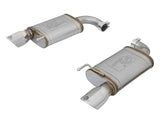 AFE aFe MACHForce XP 2.5in 409 Stainless Axle Back Exhaust w/Stainless Tips 15-17 Ford Mustang I4-2.3L 49-43085-P
