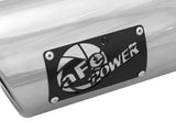aFe MACHForce-XP 304 Stainless Steel Polished Exhaust Tip 3.5in x 4.5in Out x 12in L Clamp-On | 49T35456-P12