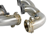 AFE aFe Twisted Steel 1.75-2in 304 SS Headers 03-07 Ford Diesel Trucks V8-6.0L (td) 48-33022