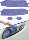 Lamin-X Blue Lamin-X  Flat top Fog Light Covers - Audi / A3 (06-08) A002B