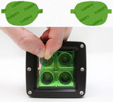 Lamin-X Green Lamin-X  Fog Light Covers - Audi / A4 B6 (02-05) A105GR