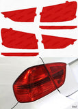 Lamin-X Red Lamin-X  Rear Marker Covers - Audi / Q3 (19-  ) A237R