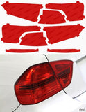 Lamin-X Red Lamin-X  Wheel Arch Guards - Audi / Q5 (13-17) A257R