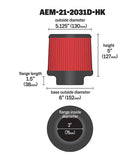 AEM AEM Dryflow 3in. X 5in. Round Tapered Air Filter 21-2031D-HK
