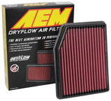 AEM AEM 2019 Chevrolet Silverado 1500 V8-5.3L F/I DryFlow Air Filter 28-50083