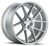 Aodhan 20x10.5 et45 / 5x114.3 / cb73.1 Aodhan AFF3  20" 5x114.3 Gloss Silver Machined Face AFF320105511445SMF