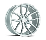 Aodhan 20x10.5 et45 / 5x114.3 / cb73.1 Aodhan AFF1  20" 5x114.3 Gloss Silver Machined Face AFF120105511445SMF