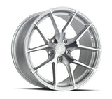 Aodhan 18x8.5 et35 / 5x112 / cb66.6 Aodhan AFF7  18" 5x112 Gloss Silver Machined Face AFF71885511235SMF