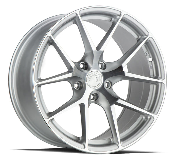 Aodhan 20x9 et30 / 5x120 / cb72.6 Aodhan AFF7  20" 5x120 Gloss Silver Machined Face AFF72090512030SMF