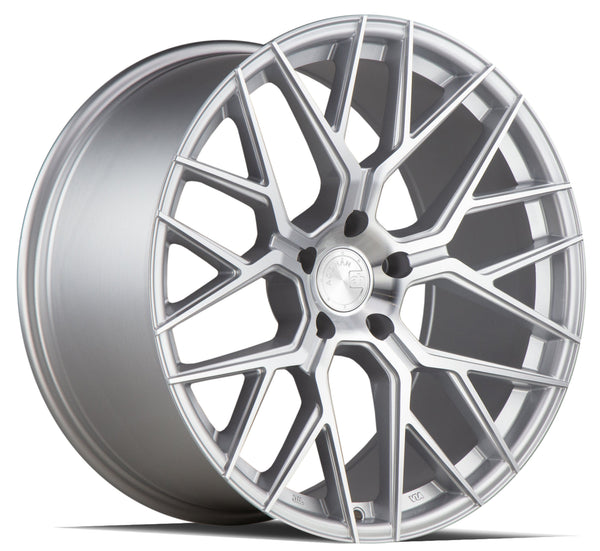 Aodhan 20x10.5 et35 / 5x114.3 / cb73.1 Aodhan AFF9 20" 5x114.3 Gloss Silver Machined Face AFF920105511435SMF
