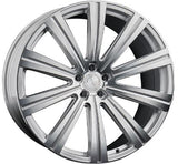 Avant Garde 24x10.0" 5x120 ET35 72.6mm CB Avant Garde Vanguard Wheel | 24" Machined Silver VANG-GSM520241035