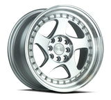 Aodhan 15x8 et20 / 4x100/4x114.3 / cb73.1 Aodhan AH01 15" 4x100/114.3 Silver Machined Face And Lip AH0115804100114320SMF