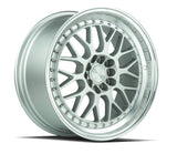Aodhan 17x8 et35 / 5x100 / 5x114.3 / cb73.1 Aodhan AH02 17" 5x100/114.3 Silver w/ Machined Lip AH0217805100114335SML