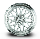 Aodhan 17x8 et35 / 5x100 / 5x114.3 / cb73.1 Aodhan AH02 17" 5x100/114.3 Silver w/ Machined Lip AH0217805100114335SML