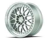 Aodhan 17x8 et35 / 5x100 / 5x114.3 / cb73.1 Aodhan AH02 17" 5x100/114.3 Silver w/ Machined Lip AH0217805100114335SML