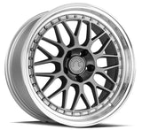 Aodhan 18x8.5 et35 / 5x120 / cb72.6 Aodhan AH02 18" 5x120 Hyper Black w/ Machined Lip AH021885512035HB