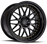 Aodhan Aodhan AH02 19" 5x114.3 Gloss Black (Gold Rivet)