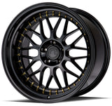 Aodhan Aodhan AH02 19" 5x114.3 Gloss Black (Gold Rivet)