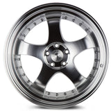 Aodhan 18x9.5 et35 / 5x100 / cb73.1 Aodhan AH03 18" 5x100 Silver Machined Face And Lip AH031895510035SMF