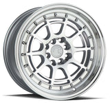Aodhan 16x8 et15 / 4x100 / 4x114.3 / cb73.1 Aodhan AH04 16" 4x100/114.3 Silver Machined Face And Lip AH0416804100114315SML