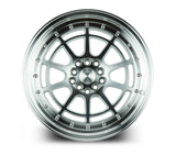 Aodhan 17x9 et25 / 5x100 / 5x114.3 / cb73.1 Aodhan AH04 17" 5x100/114.3 Silver Machined Face And Lip AH0417905100114325SML