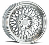 Aodhan 15x8 et20 / 4x100 / 4x114.3 / cb73.1 Aodhan AH05 15" 4x100/114.3 Silver Machined Face And Lip AH0515804100114320SMF