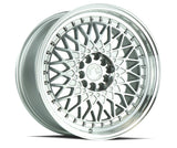 Aodhan 16x8 et15 / 4x100 / 4x114.3 / cb73.1 Aodhan AH05 16" 4x100/114.3 Silver Machined Face And Lip AH0516804100114315SMF