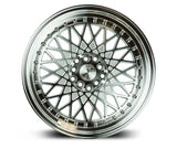 Aodhan 16x8 et15 / 4x100 / 4x114.3 / cb73.1 Aodhan AH05 16" 4x100/114.3 Silver Machined Face And Lip AH0516804100114315SMF
