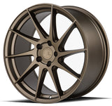 Aodhan 18x8.5 et35 / 5x114.3 / cb73.1 Aodhan AH09 18" 5x114.3 (Passenger Side) Matte Bronze AH91885511435BZ_P