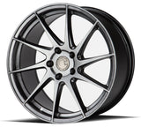 Aodhan 18x8.5 et35 / 5x108 / cb73.1 Aodhan AH09 18" 5x108 (Passenger Side) Hyper Black AH91885510835HB_P