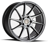 Aodhan 18x8.5 et35 / 5x112 / cb73.1 Aodhan AH09 18" 5x112 (Driver Side) Hyper Black AH91885511235HB_D