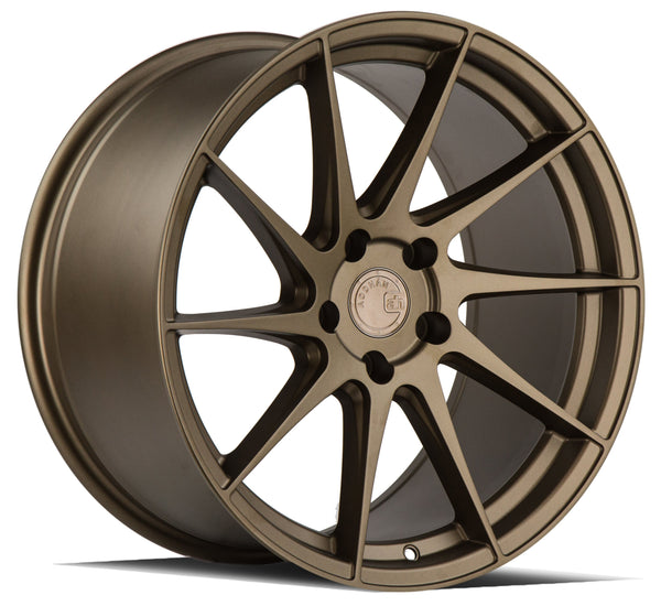 Aodhan 18x9.5 et35 / 5x112 / cb73.1 Aodhan AH09 18" 5x112 (Driver Side) Matte Bronze AH91895511235BZ_D