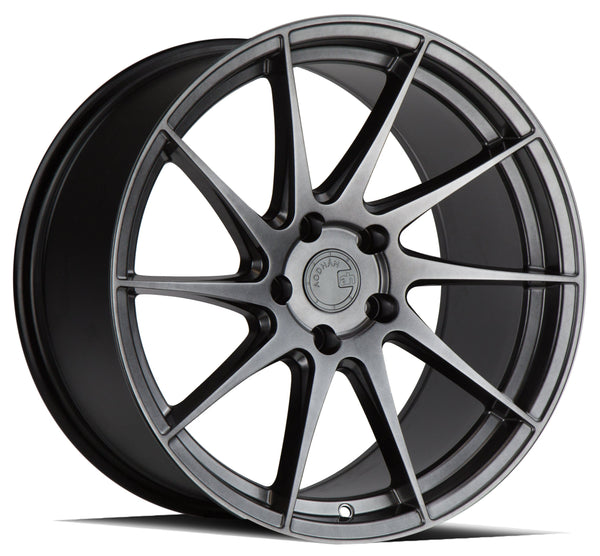 Aodhan 18x9.5 et35 / 5x112 / cb73.1 Aodhan AH09 18" 5x112 (Driver Side) Hyper Black AH91895511235HB_D