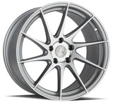 Aodhan 18x9.5 et35 / 5x112 / cb73.1 Aodhan AH09 18" 5x112 (Driver Side) Gloss Silver Machined Face AH91895511235SMF_D