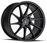 Aodhan 18x9.5 et35 / 5x112 / cb73.1 Aodhan AH09 18" 5x112 (Driver Side) Matte Black AH91895511235MB_D