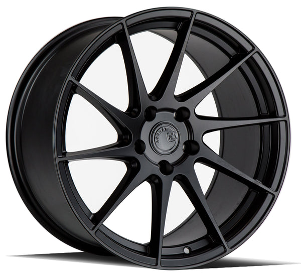 Aodhan 18x9.5 et35 / 5x112 / cb73.1 Aodhan AH09 18" 5x112 (Driver Side) Matte Black AH91895511235MB_D