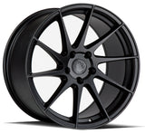 Aodhan 18x9.5 et35 / 5x100 / cb73.1 Aodhan AH09 18" 5x100 (Driver Side) Matte Black AH91895510035MB_D
