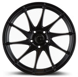 Aodhan 18x8.5 et35 / 5x108 / cb73.1 Aodhan AH09 18" 5x108 (Driver Side) Matte Black AH91885510835MB_D