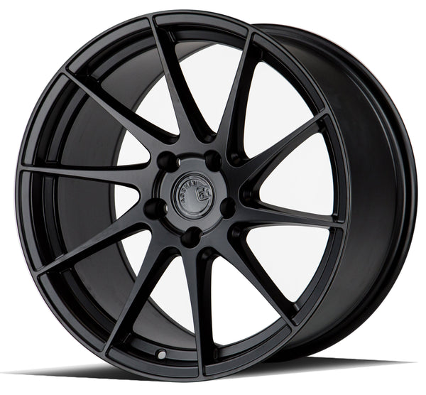 Aodhan 18x8.5 et35 / 5x112 / cb73.1 Aodhan AH09 18" 5x112 (Passenger Side) Matte Black AH91885511235MB_P