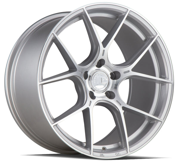 Aodhan 18x8.5 et35 / 5x114.3 / cb73.1 Aodhan AH-11 18" 5x114.3 Gloss Silver Machined Face AH111885511435SMF