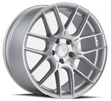 Aodhan 18x8.5 et35 / 5x114.3 / cb73.1 Aodhan AH-X 18" 5x114.3  Gloss Silver Machined Face AHX1885511435SMF